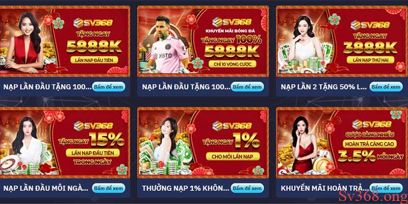 Nạp Tiền Sv368 - Hướng Dẫn Nạp Tiền Nhanh Chóng Tại Sv368 4 Ưu điểm khi thực hiện nạp tiền nhà cái Sv368